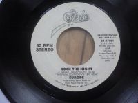 Europe - Rock The Night US Promo 7" vinyl Megarar! München - Ramersdorf-Perlach Vorschau