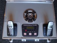 Telefonkoffer mit 2 schnurlosen Telefonen - MP3 gebraucht.. Bayern - Windsbach Vorschau