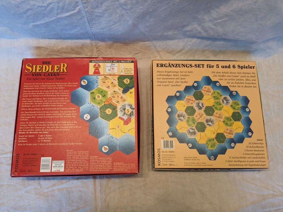 Kosmos Die Siedler von Catan Holz + Ergänzungs-Set 5 & 6 Spieler in Schechingen