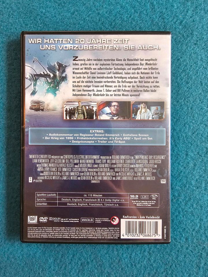DVD "Independence Day" in Ingolstadt
