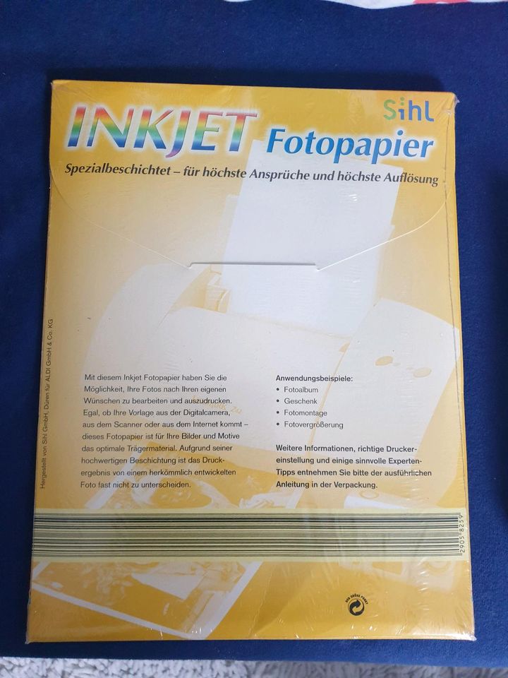 Inkjet Sihl Fotopapier Din A4 25 Blatt 2880 dpi in Nordrhein-Westfalen -  Minden | eBay Kleinanzeigen ist jetzt Kleinanzeigen