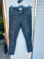 Mango Skinny Cropped Jeans Ripped Löcher Risse Used Look 38 Denim Baden-Württemberg - Mötzingen Vorschau