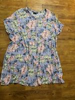 Zizzi Kleid Tunika Flieder geblümt gr 3XL 46 Sommer Schleswig-Holstein - Harrislee Vorschau