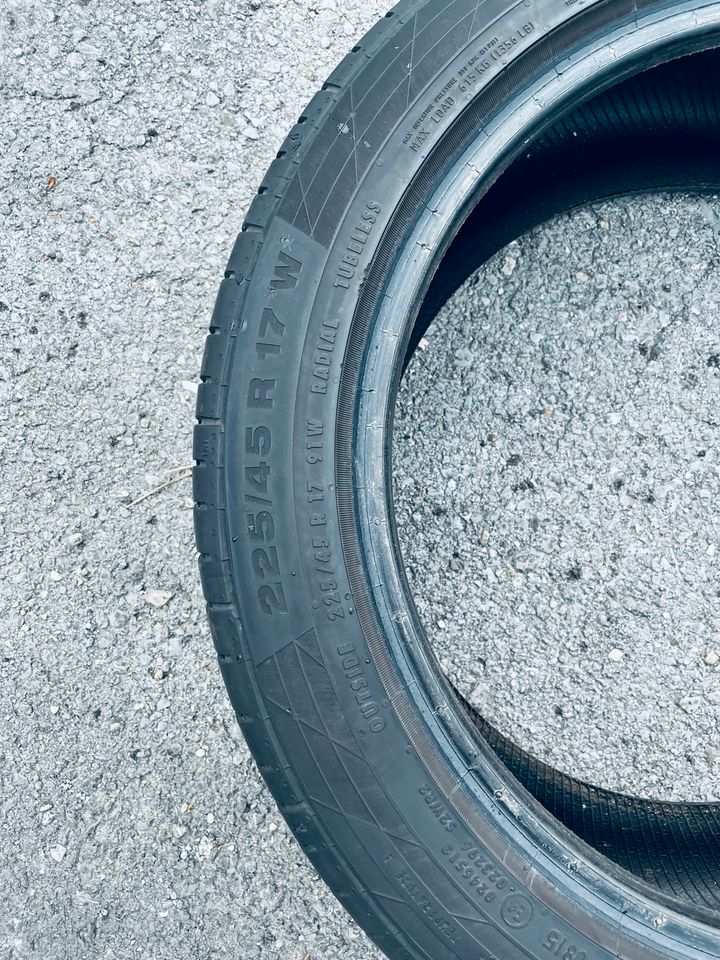 Sommer Reife 225/45/R17 W Continental in Mühldorf a.Inn