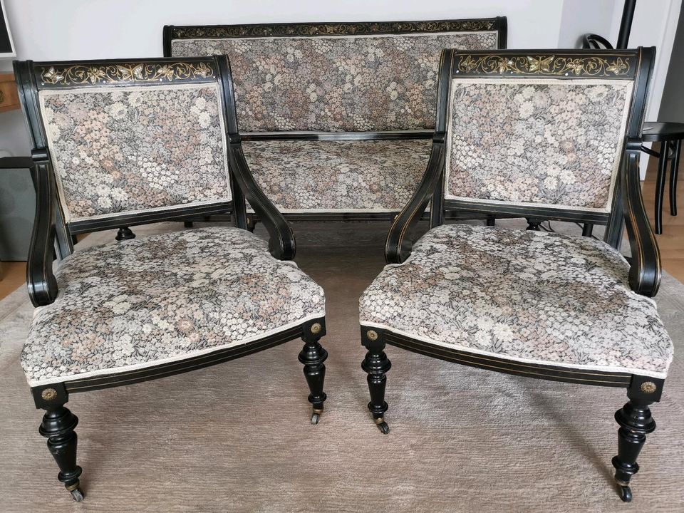 Altes Sofa und zwei Sessel (Historismus ca. 100 Jahre alt) in Regensburg