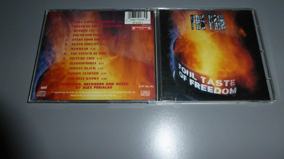 Pro-Pain - Foul Taste of Freedom (1993) CD Album in Warstein