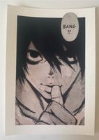 L death Note fan art Aquarell Kunstdruck Friedrichshain-Kreuzberg - Kreuzberg Vorschau