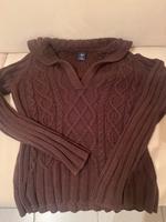 Pullover braun GAP Gr.S Zopfmuster Pulli Nordrhein-Westfalen - Viersen Vorschau