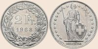 Schweiz - 2 Franken - 1968 - Kupfer-Nickel Niedersachsen - Bissendorf Vorschau