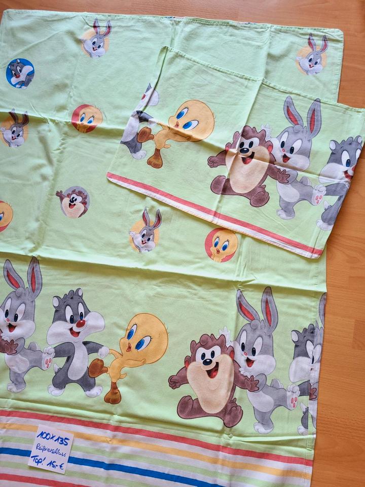 Top! Looney Tunes Bettwäsche 100×135cm Junge/Mädchen/neutral in Flensburg