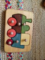 Puzzle Holz Waldorf Montessori Lok Lokomotive Zug Bayern - Cadolzburg Vorschau