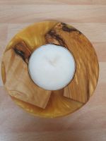 Gold Kerzen-Teelichthalter 1 Flammig aus Epoxidharz-Olivenholz Aachen - Aachen-Mitte Vorschau