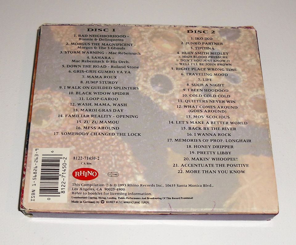 CD  The Dr. John - Anthology - Mos' Scocious   2CD in Berlin