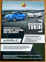 Prospekt  Hochglanz  Fiat Abarth 595 Sondermodell Edizione Turini Niedersachsen - Hildesheim Vorschau