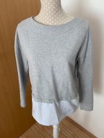 Rich&Royal Sweatshirt Sweater grau mit Blusensaum Gr. S Hessen - Bruchköbel Vorschau