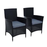 Rattan Gartensessel Polyrattan Gartenstuhl Sessel Stuhl Schwarz Baden-Württemberg - Grünsfeld Vorschau