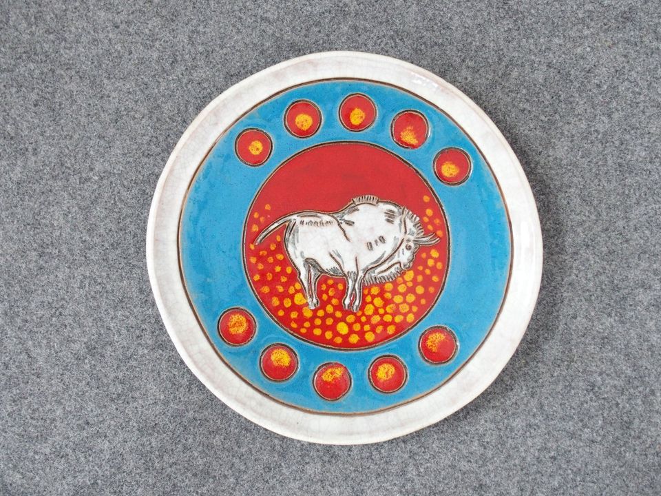 CERAMICA ARTISTICA TORVISCOSA   CTA Majolika WALL PLATE Ø 36cm in Centrum