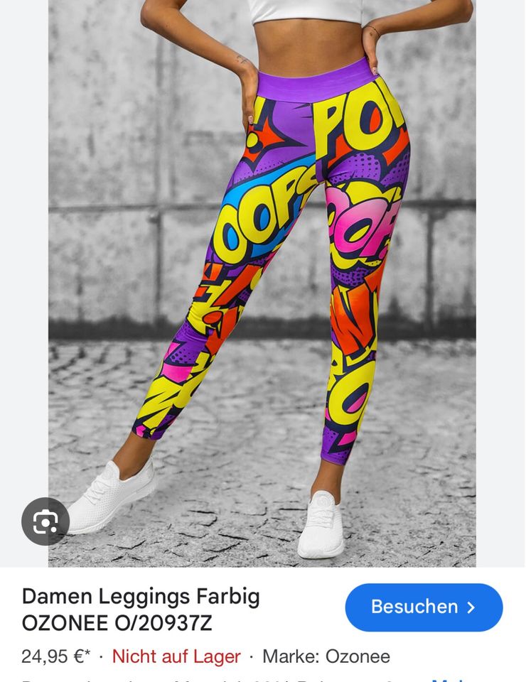 Leggins 80 er/ 90 er Style fesh bunt neu in Bad Schwalbach