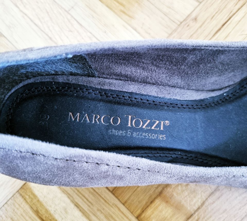 Damen Schuhe Marco Tozzi Loafer Größe 39 beige in Essen