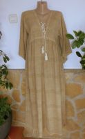 SALE****Maxi Kleid Ibiza Boho Baumw Camel Gold Streifen EG 38-42 Baden-Württemberg - Kirchheim unter Teck Vorschau