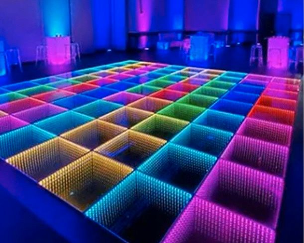 LED Tanzboden mieten Dance Floor Infinity Boden 3 x 3m Dancefloor in  Baden-Württemberg - Sinsheim, Reise und Eventservice