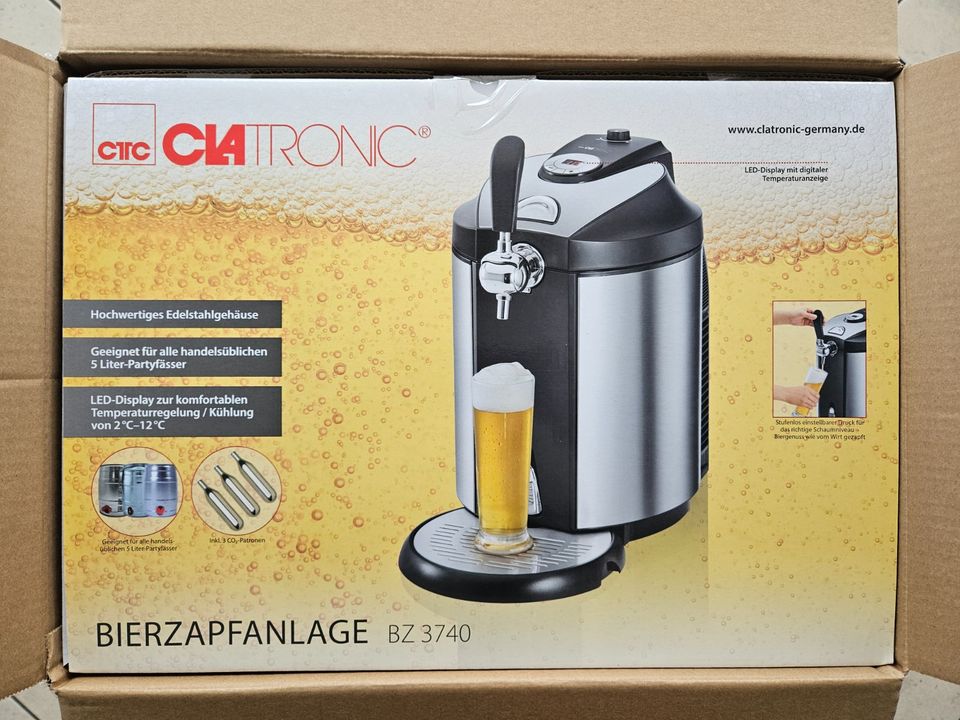 Bierzapfanlage Clatronic BZ 3740 in Büdingen