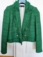 Zara Blazer grün XS neu Strukturmuster Berlin - Charlottenburg Vorschau