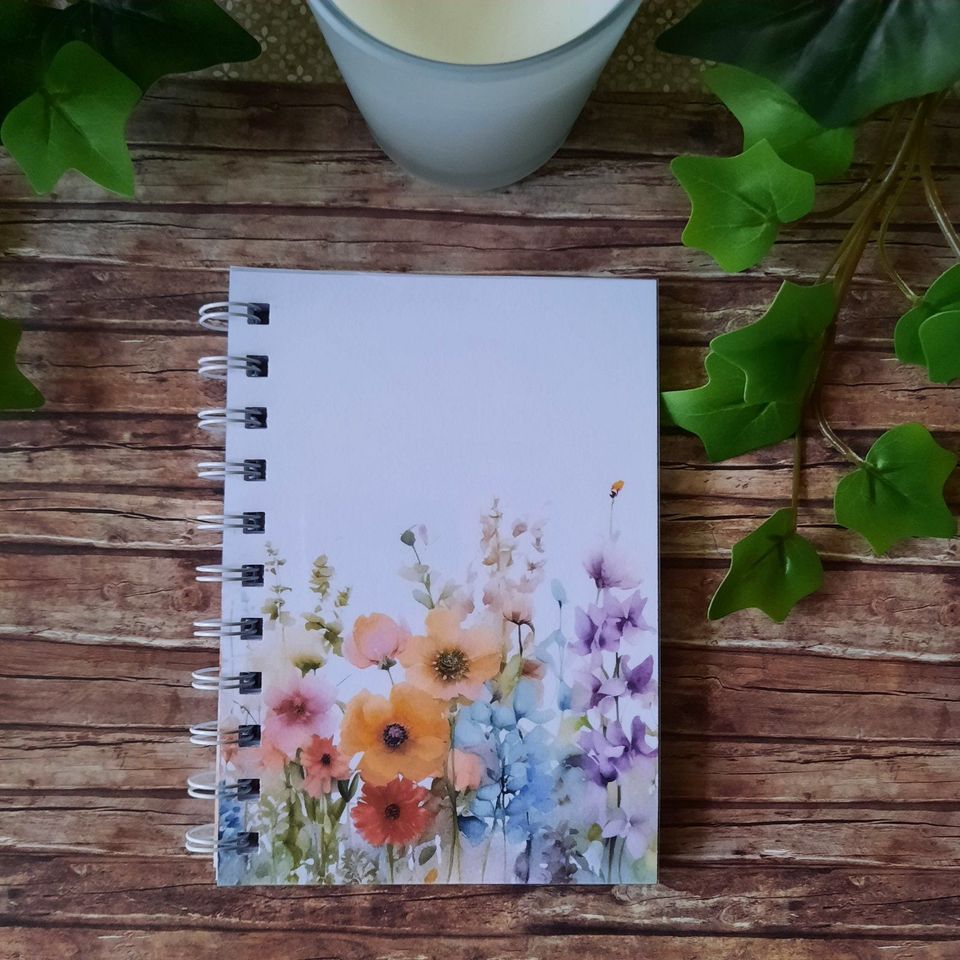 A6 Ringbuch Floral (ariaco_art) 60/120 Blatt ab 2,50€ in Hanau