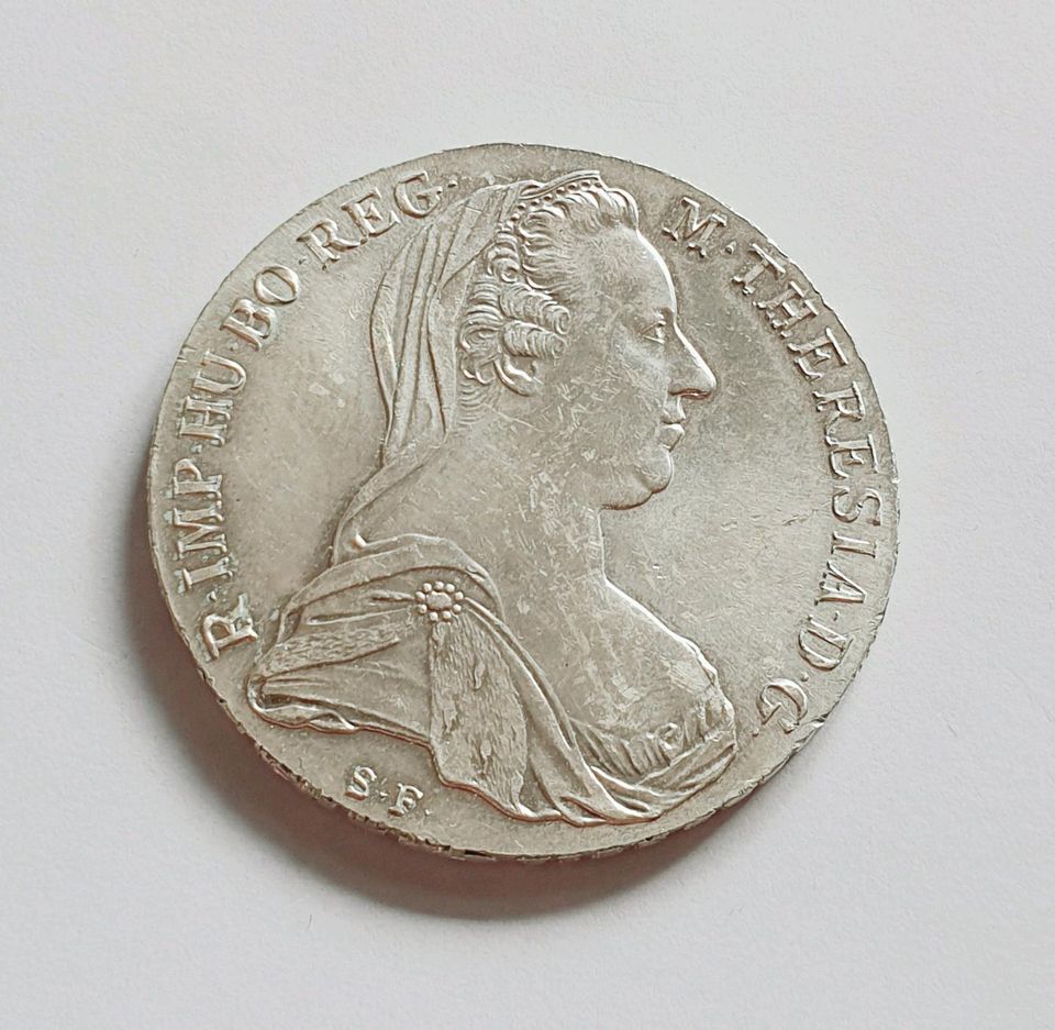 Silber-Thaler "Kaiserin Maria Theresia - 1780" TOP! in Wurmannsquick