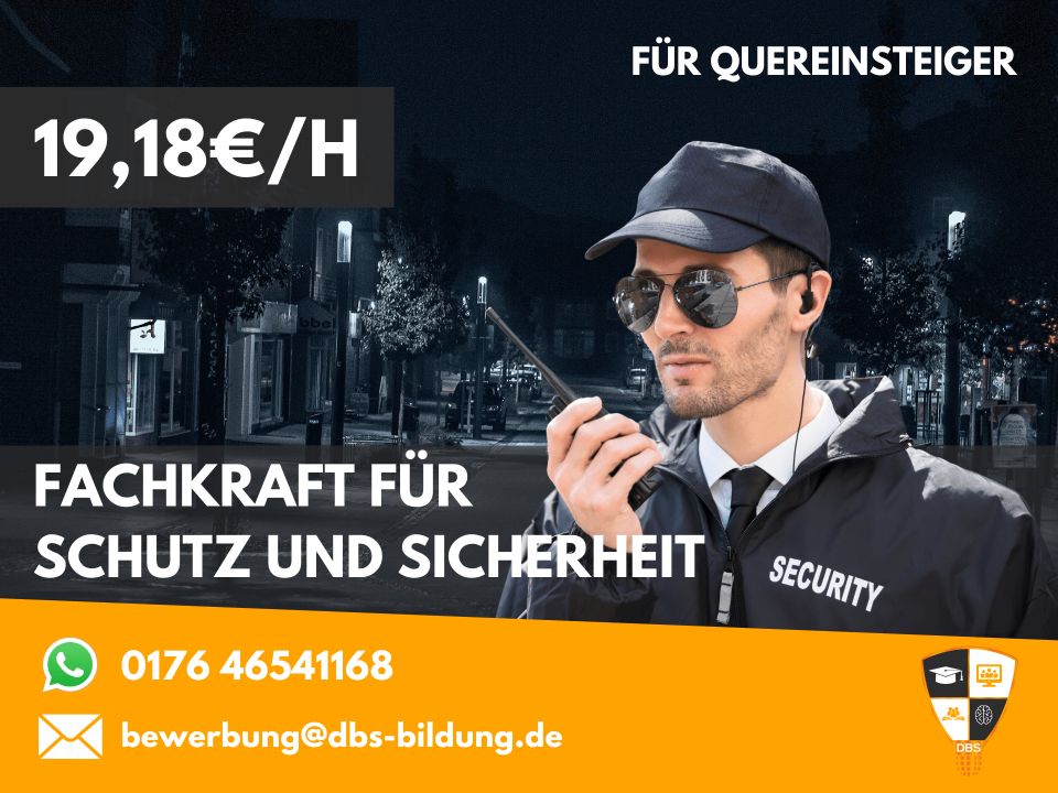 3800€ | Quereinsteiger | Fachkraft für Schutz und Sicherheit (m/w/d) in Aschaffenburg Ref.: FK-375  | §34a Sachkunde | Sicherheit | Security in Aschaffenburg