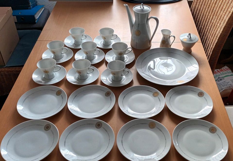 Rosenthal Form 2000 Mitternachtssonne Porzellan Kaffeegeschirr in Laatzen