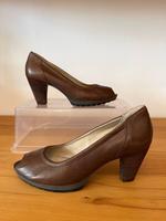 Högl softline Peeptoe Pumps Gr. 6,5 40 Leder taupe braun Hessen - Langen (Hessen) Vorschau