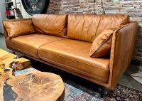 Vintage Sofa Keno Kamelleder 2,5 Sitzer Couch Echt Leder Cognac braun Wohnzimmer Sofa NEU Sitzbank  Besuchercouch Wartezimmer Empfang Nordrhein-Westfalen - Wermelskirchen Vorschau