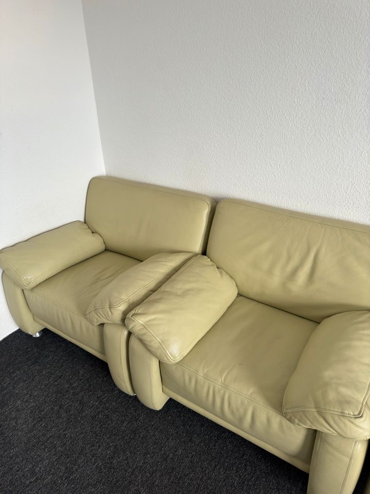 Echtleder Couch 2 Stück in Neubrandenburg
