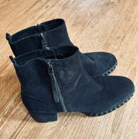 Stiefeletten, Blockabsatz, Nubuk / Kennel & Schmenger Dresden - Striesen-Ost Vorschau