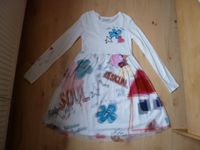 Desigual Kleid Langarm weiß Druck Tüllrock Gr. 146/152 wie neu Thüringen - Bad Berka Vorschau