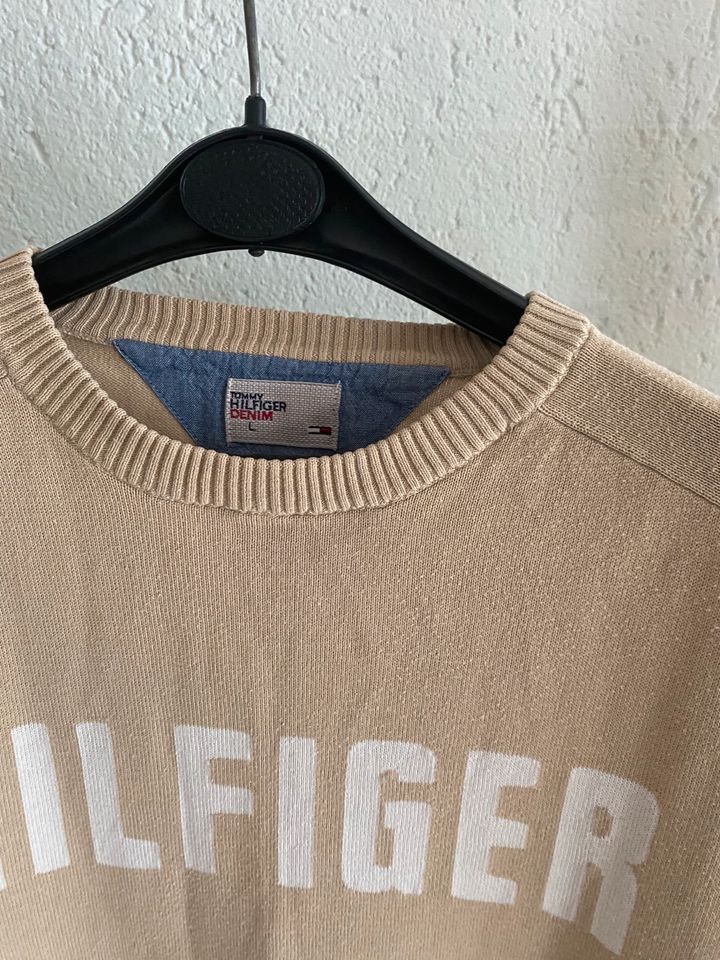 Tommy Hilfiger Pulli , Grösse L, beige in Velbert