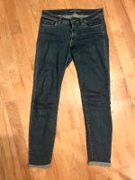 Jeans dunkelblau low waist wie hollister enges Bein slim fit Baden-Württemberg - Rauenberg Vorschau