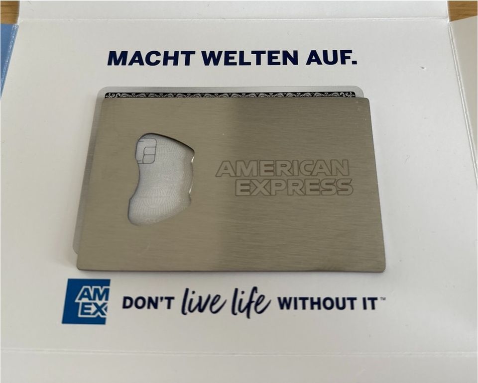 AMEX Platinum Flaschenöffner in Essenbach