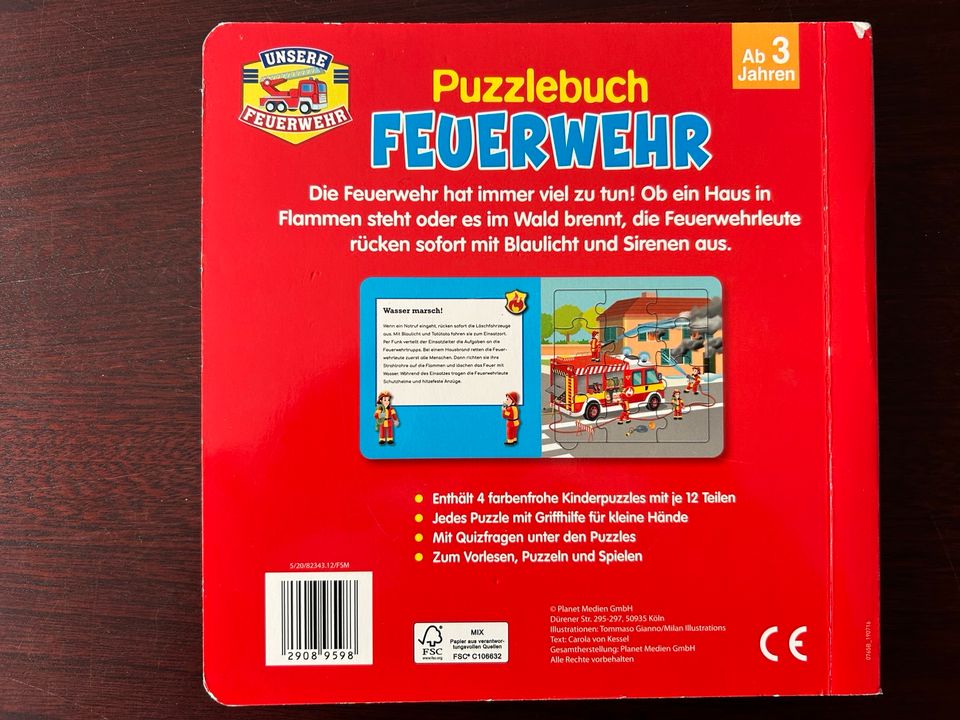 Puzzlebuch Feuerwehr ab 3 Jahre in Dassel