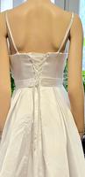 Satin Abendskleid Verlobung Brautkleid Schleppe S M Verleih 40€ Wandsbek - Hamburg Jenfeld Vorschau