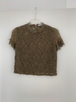 Zara Bluse Spitzen S Khaki Hessen - Wiesbaden Vorschau