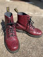 Dr. Martens Uk 5 38 dunkelrot/schwarz Schlangen Optik Dresden - Loschwitz Vorschau