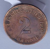 KAISERREICH 2 Pfennig 1906 Münzzeichen A DEUTSCHES REICH Nordrhein-Westfalen - Wesel Vorschau