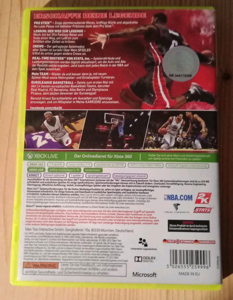 Xbox360 NBA2K14 Basketball in Uplengen