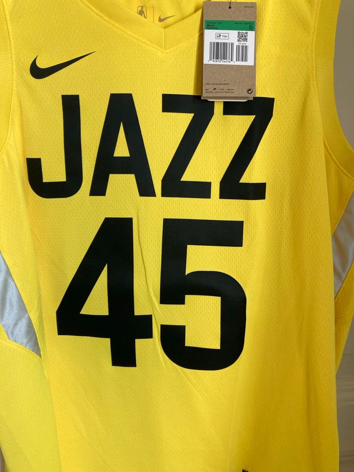 Nike Utah Jazz 45 Donovan Mitchell XL in Plattenburg