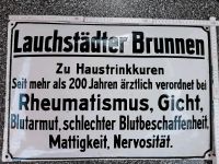 Altes originales Emailleschild Sachsen-Anhalt - Nienburg (Saale) Vorschau