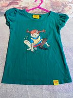 Pippi Langstrumpf Shirt Gr 110/116 grün top Zustand aus Schweden Thüringen - Themar Vorschau