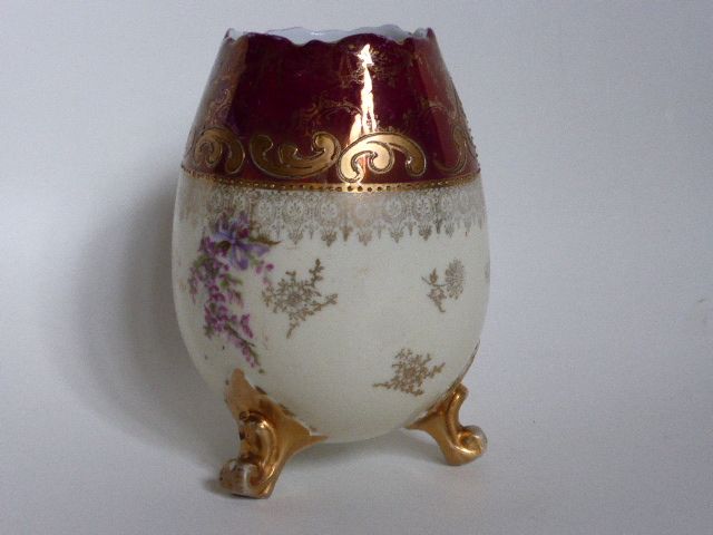 antike Porzellan Vase Ei Porzellanvase Porzellanei Dekoration in Waiblingen