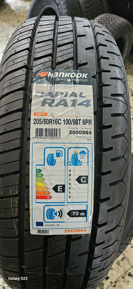 205/60 R16C 100/98T Sommerreifen Hankook in Hückeswagen